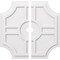 Ekena Millwork Haus Architectural Grde PVC Contemporary Ceiling Medallion, Two Piece, 34"OD x 3"ID x 11 1/4"C x 1"P CMP34HS2-03000 - alternate 1